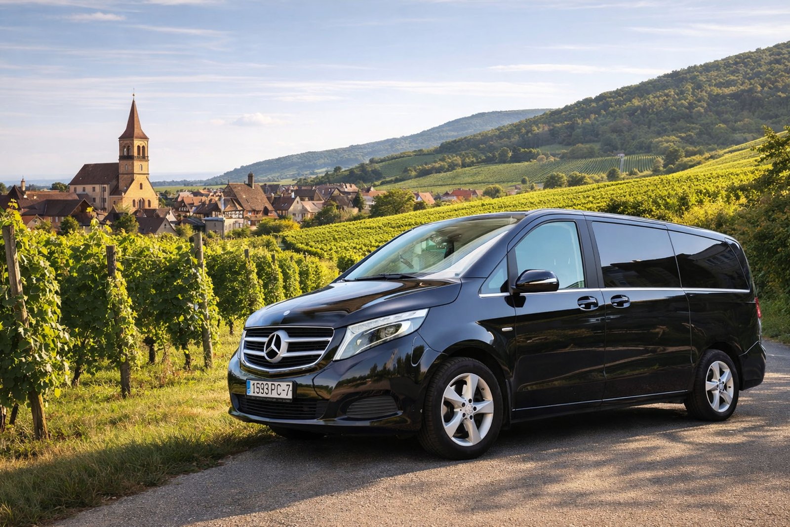 Частный транспорт Mercedes в Эльзасе