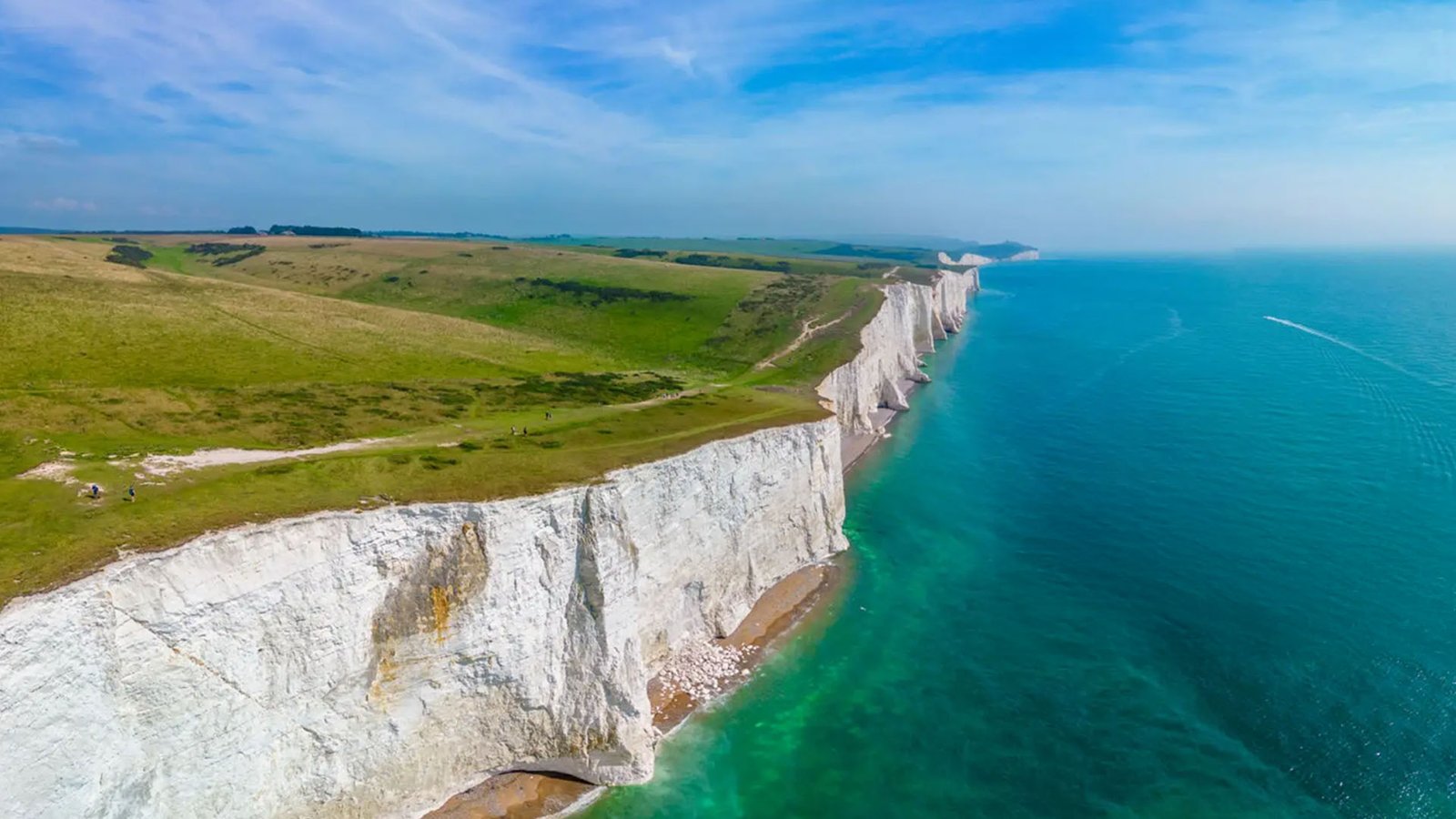 Cliffs along the Normandy coast