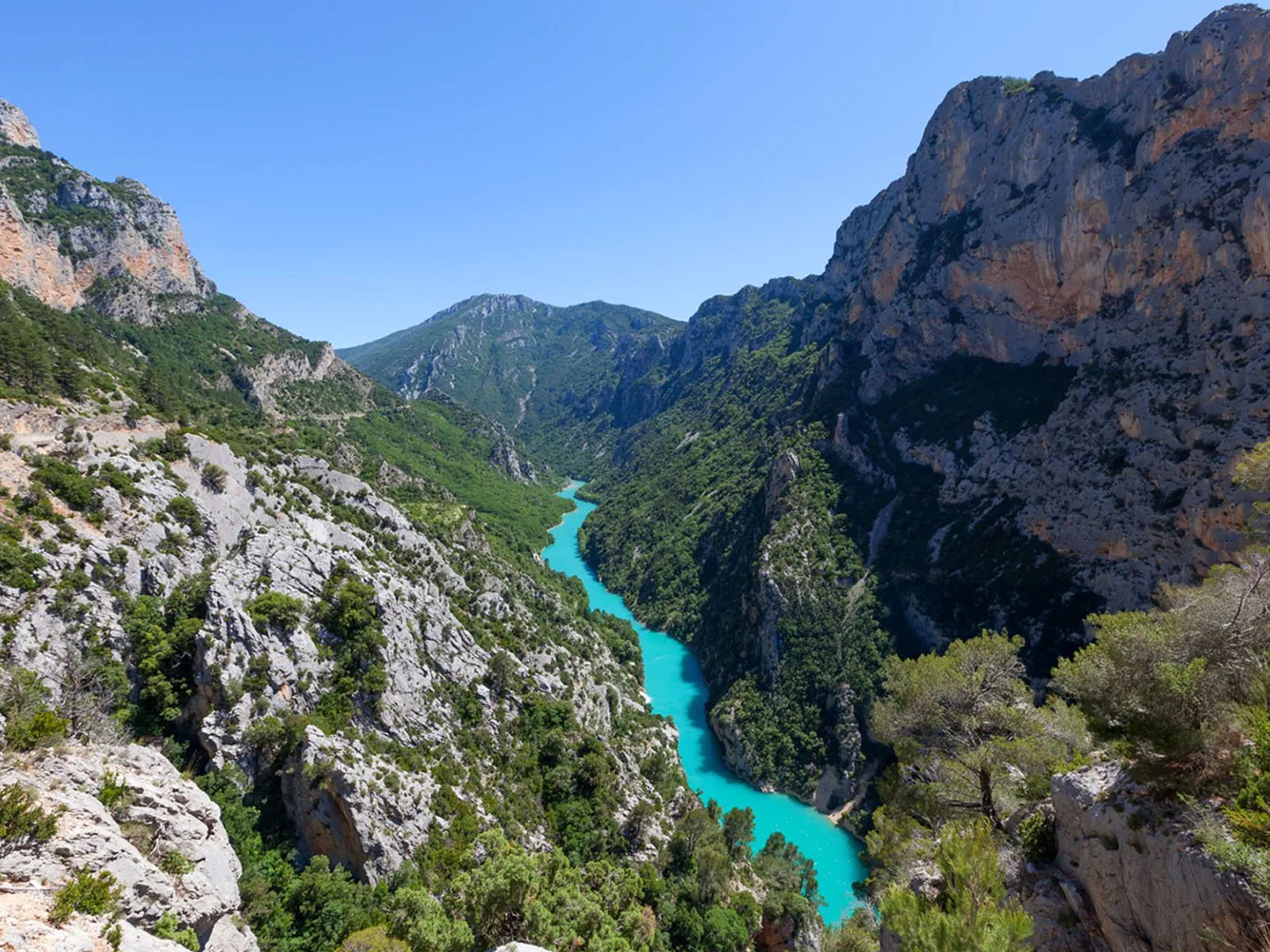 Панорама Вердонского ущелья